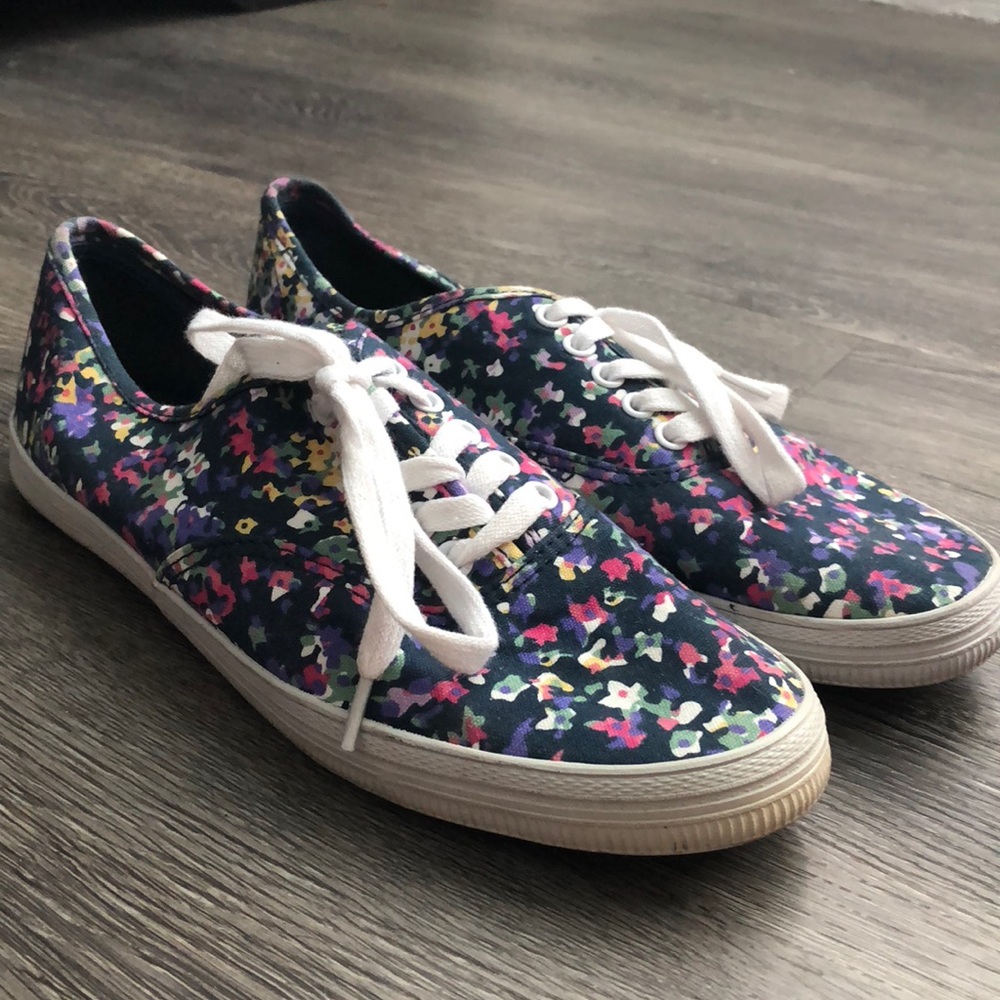 Floral sneakers